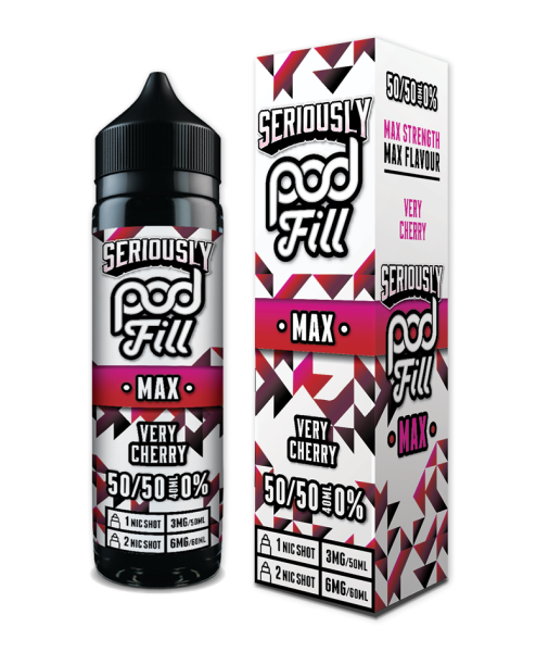 Very Cherry 40ml By Seriously Pod Fill Max