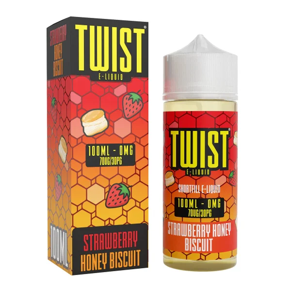 Strawberry Honey Biscuit 100ml By Twist E-Liquid