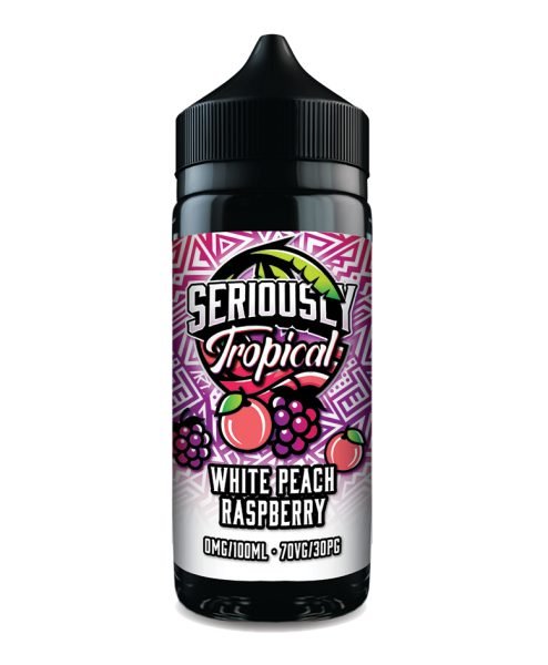 White Peach Raspberry 100ml By Doozy Seriously Tropical