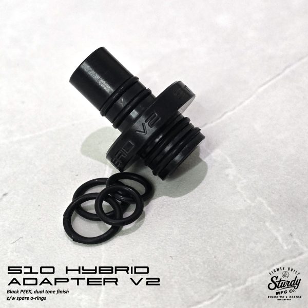 510 SturdyTip Hybrid V2 Adaptor By Sturdy MFG